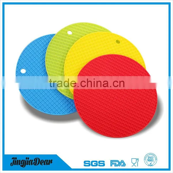 Silicone Decorative Dining Table Mat,hot Food Table Mat,round Silicone Table Mat photo-6