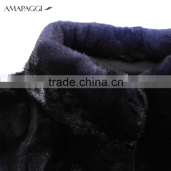Factory Sale 2015 Long Mink Sheared Fur Coat for Women photo-4