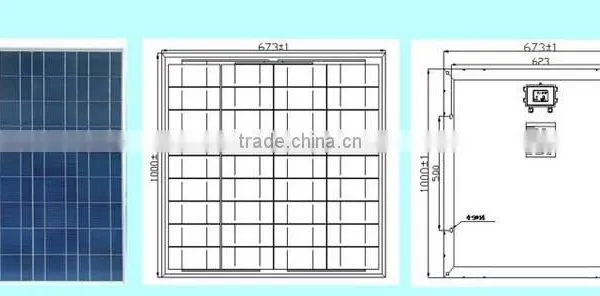 Hot Sale 90W Polycrystalline Solar Panels With High Efficiency & ISO/CE/TUV photo-2
