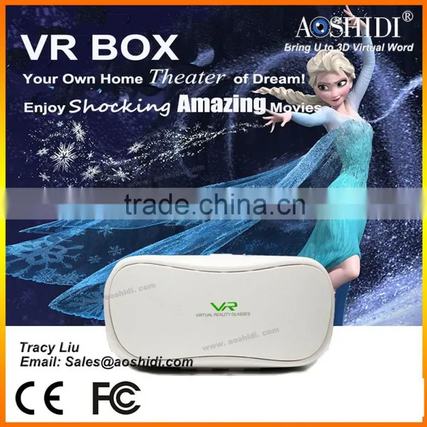 Pro VR Box 3D Movie Bluetooth vr 3d Glasses for Smartphones