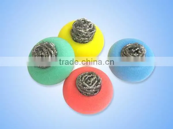 Stainless Steel Scrubber With Sponge