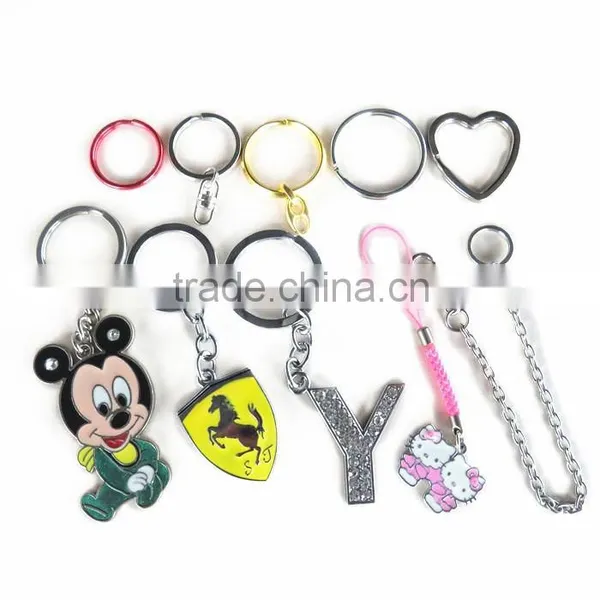 Fancy Metal Key Chain Rings For Decoration photo-5