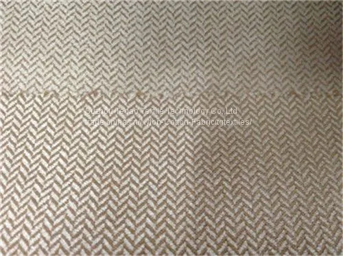 Polyester Herringbone Cationic Suede Fabric
