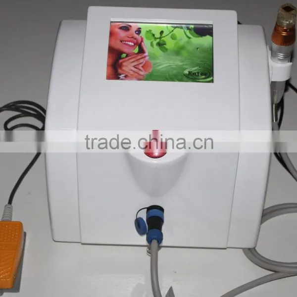 Cheap Portable Laser Machine for Pigment Removal Fractional RF Micro Needle Skin Care Machine photo-2