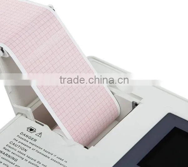 CE Approved Three Channel Color LCD Display 12-lead Built ECG Machine in USB/RS232 Interface photo-5