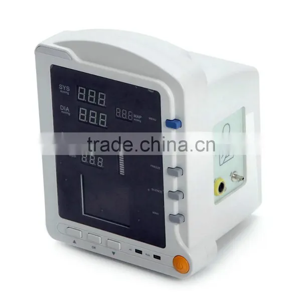 CE ISO Approved Clinic Adult, Pediatric and Neonatal Patient Vital Sign Monitor Icu Multipara Portable Patient Monitor photo-2