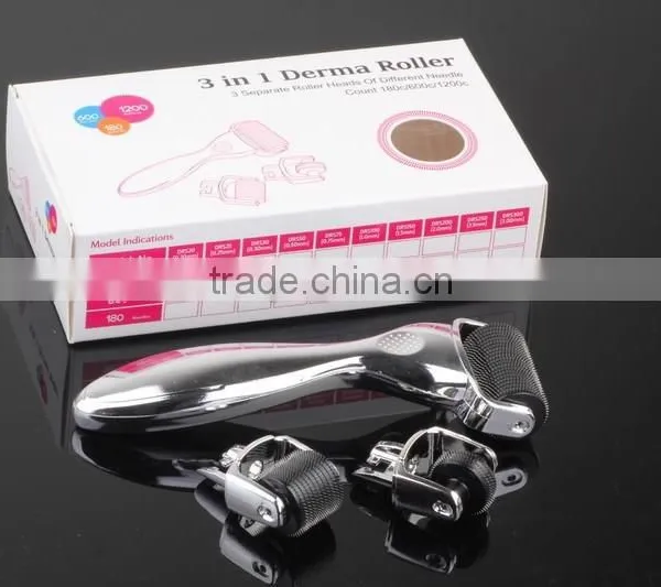 Promotional Strong Recommended 180/600/1200 Needles 3 in 1 Derma Roller photo-5