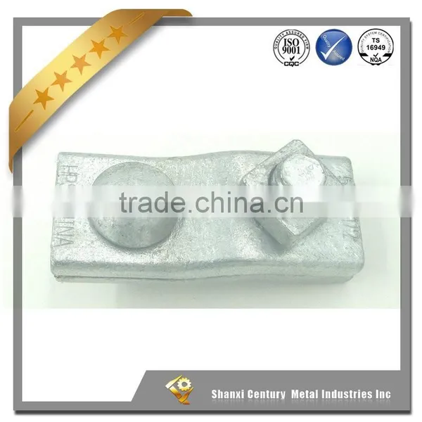 Overhead Line Straight Bolted Guy Clamp Made of Hot Rolled Bar by Stamping photo-2