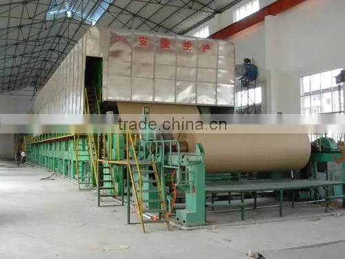 Rice Straw , Bagasse ,waste Paper ,raw Material Craft Paper Machine photo-4