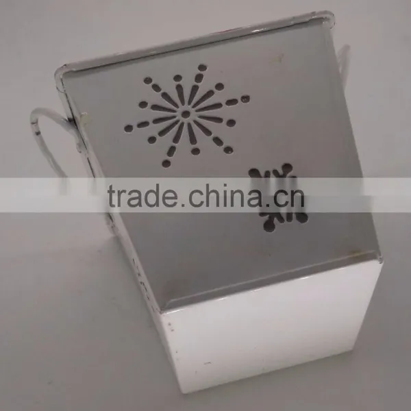 Cheap Wholesale Cylinder White Mini 5cm Cactus Metal Plant Pots for Succulents Plants photo-6