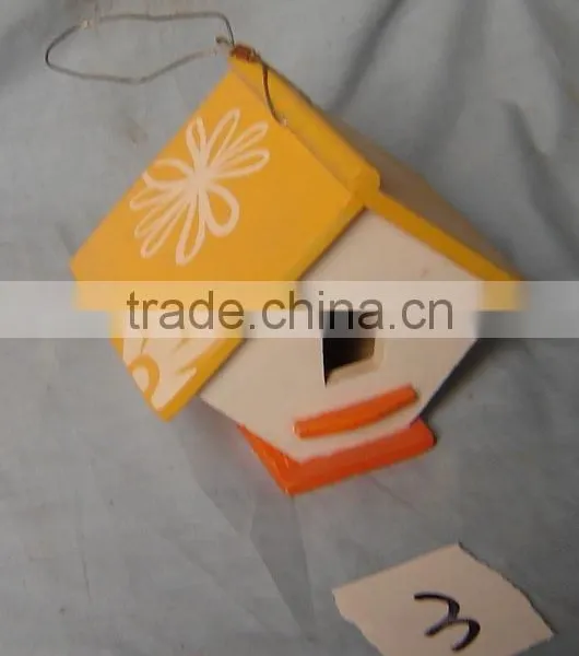 Wood Craft Bird Feeder , Cheap Bird House and Feeders, Wholesale Wood Bird House With Hanging photo-3