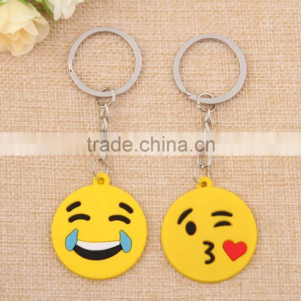 Fashion Custom Soft PvC Emoji Keychain Munafacturer photo-6