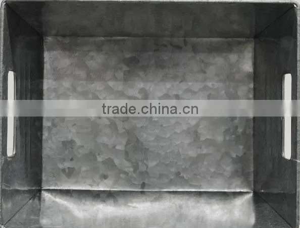 Natural Color Galvanized Beverage Ice Tub photo-2