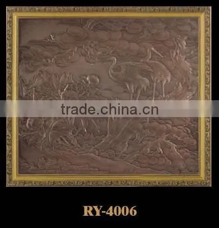 Customed Design Luxury Antique Aluminum Wall Mural Decoration photo-3