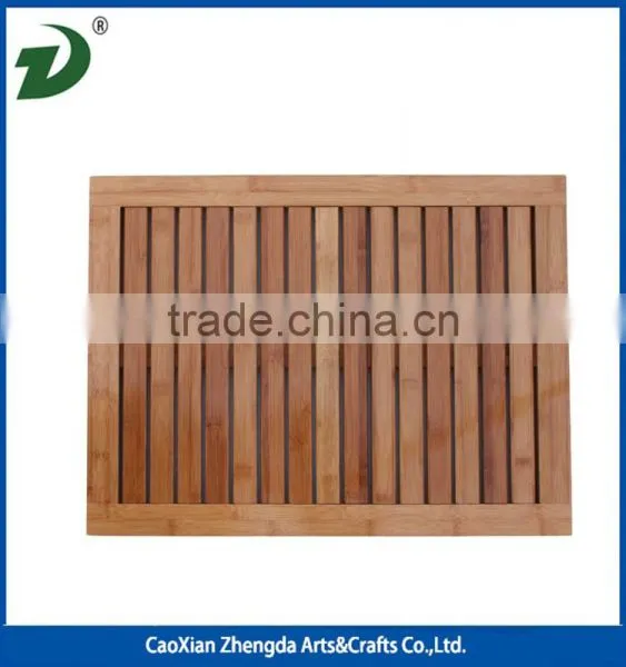 Fancy Bamboo / Wooden Bath Mat / Shower Floor / Shoe Tray photo-2