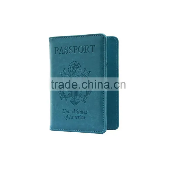 Hot Sale Leather Cover For Passport Business Card Holder photo-3