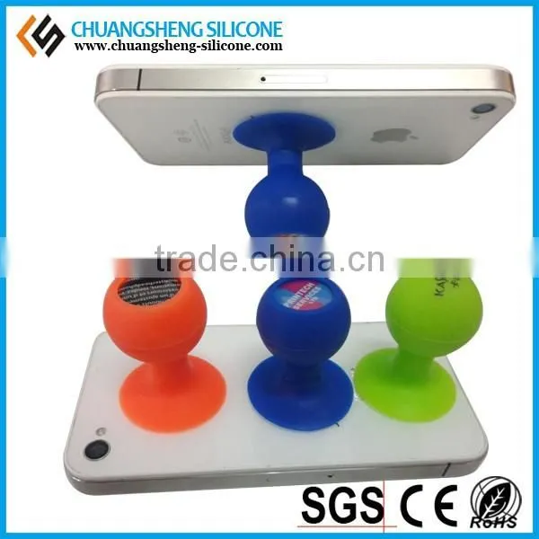 Round Head Octopus Head Silicone Mobile Phone Holder photo-6