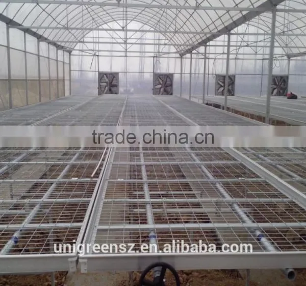 Movable Galvanized Steel Rolling Bench Nursery Seedbed photo-2