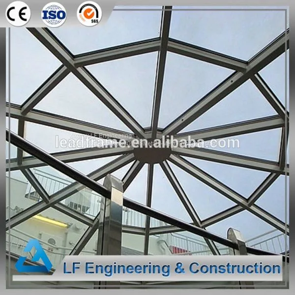 Light Steel Space Structure Dome Tublar Skylight