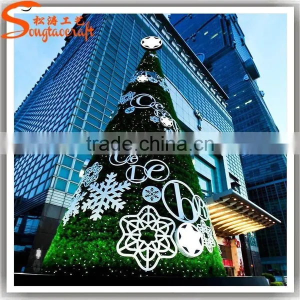 Chinese Factory Hot Sale Giant Artificial Led Christmas Tree Ornament Decoration Colorful Lighting Tree Outdoor photo-6