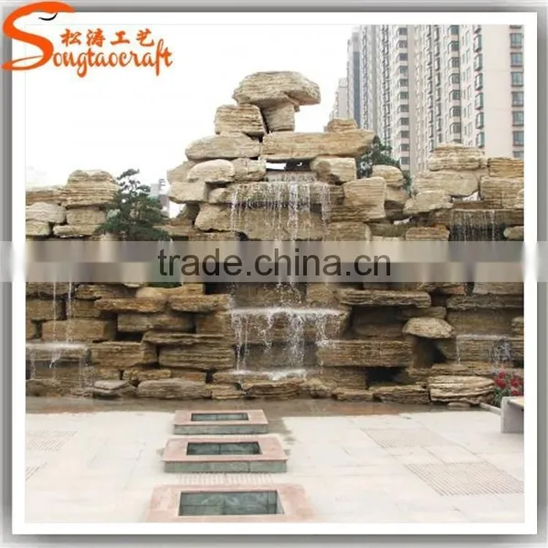 Can be Customized Fountain Garden Decorative Landscape Stone Waterfall Solar Fountain photo-5