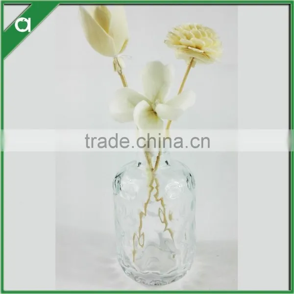 Engraved Long Roundl Glass Bottle for 150ml Reed Diffuser Oil photo-2