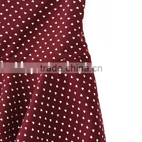 Ladies' Fashion Polyester Print Ruffle Bottom High Quality Direct Manufacturer Hawaii Party Skirt photo-2