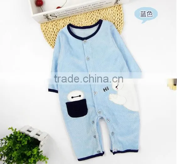 New Arrival Cute Design Cotton Jersey Fabric Baby Romper Baby Clothes photo-3