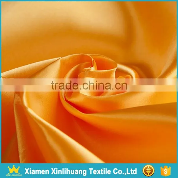 High Quality Soft Breathable Royal Blue Plain 100% Polyester Satin Fabric photo-6