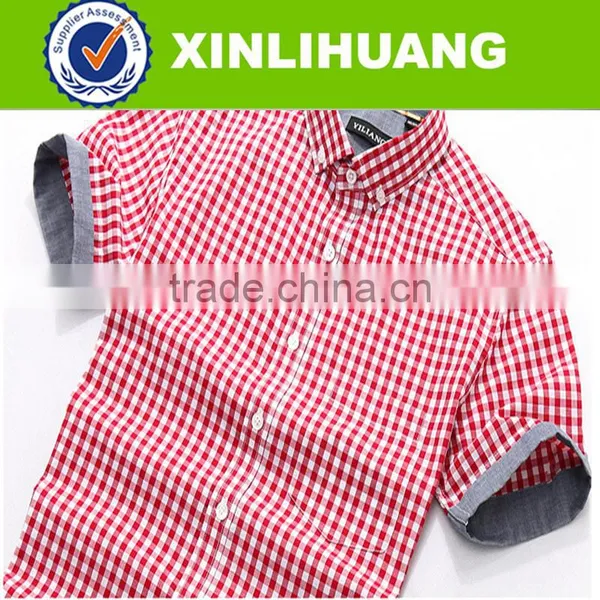 Men's Shirt Anti Wrinkle Yarn Dyed Fabric Cotton Fabric photo-4