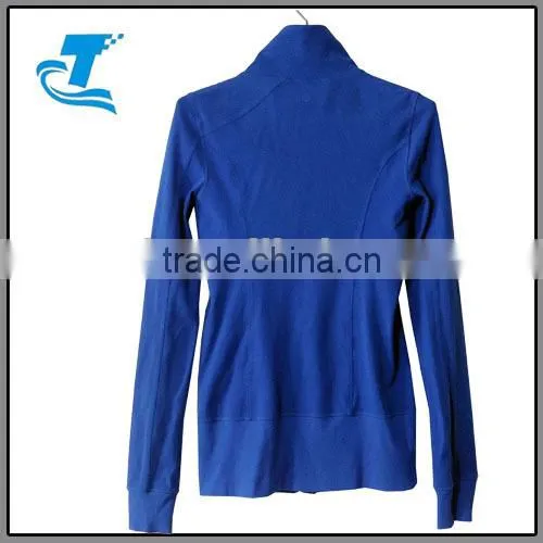 OEM Adult Stretchable Sportswear Women Breathable Yoga Jacket photo-2