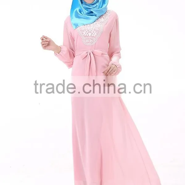 New Design the Middle East Summer Women Muslim Wedding Long Dress photo-5