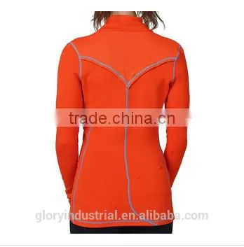 86% Nylon 14% Spandex Wholesale Women's Custom Polar Fleece Jacket photo-3