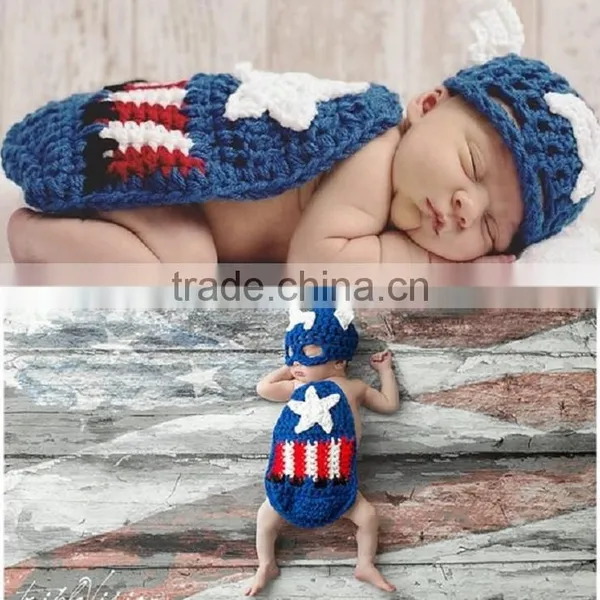 Knitted Animal Hats Soft and Colourful Yarns Handmade Baby Clothing Newborn Crochet Knit Beanie Hat Set photo-3