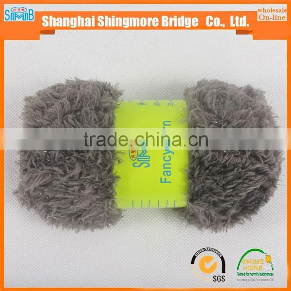 Shopping Knitting Yarns China Supplier Cheapest Price Wholesale 100% Nylon Feather Yarn Eyelash Yarn for Hand Knitting Scarf photo-4