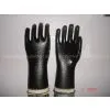 Supply Black PVC Coated Gloves Gauntlet 35cm