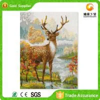 Factory Supply Custom Room Decor Resin Diamond Painting On Canvas