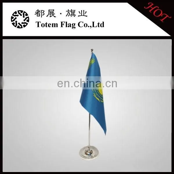 Kazakhstan Table Flag , Kazakhstan Desk Flag