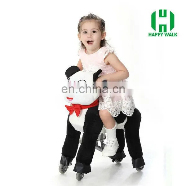 HI Indoor Playground Plush Walking Ride on Horse Toys photo-6