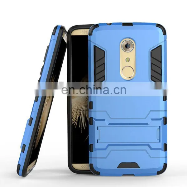 Detachable 2 in 1 With Stand Hybrid Hard PC + Black TPU Back Cover Case for ZTE Axon 7 photo-4