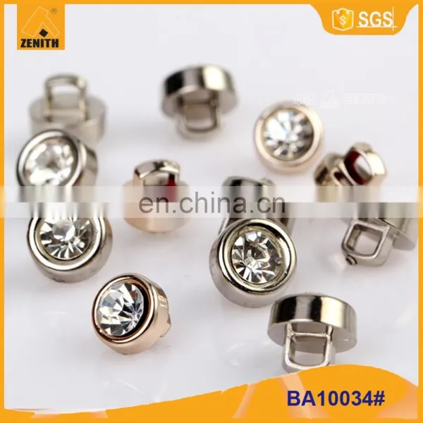 UV Plating Rhinestone Shank Button BA60135 photo-2