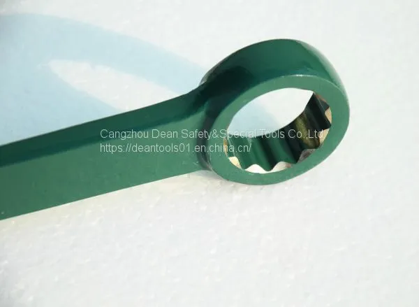 NON SPARKING STRAIGHT BOX WRENCH ALUMINUM BRONZE OR BERYLLIUM COPPER 11/16