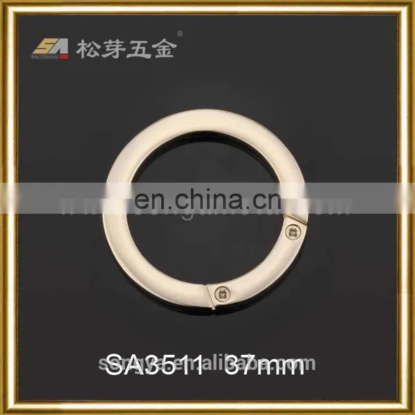 Hot Sale Customized Metal Bag O Ring Buckle, Custom Zinc Alloy O-ring For Fashion Bag photo-3