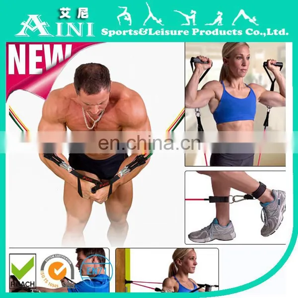Exercise Bands 11 Pcs Resistance Band Set,custom Rubber Tube for Gym