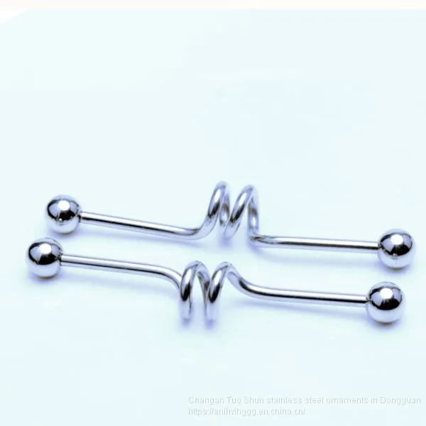18 Year New Two Circles Ear Scraper Earrings, Foreign Trade Accessories Factory Direct Sales Wholesale Body Piercing photo-3
