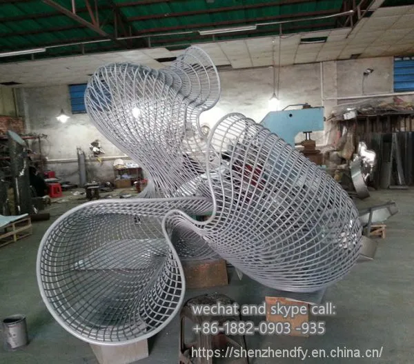 Customize According To The Required Drawings Insects Stainless Steel Eagle Sculpture Market photo-3