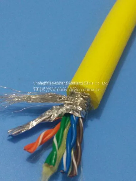 Yellow & Blue Sheath Umbilical Wire Rov Corrosion-resistant / Acid-base photo-2