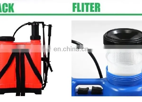 Knapsack Hand Farm Sprayer 16L Plastic Manual Agriculture Sprayer photo-5