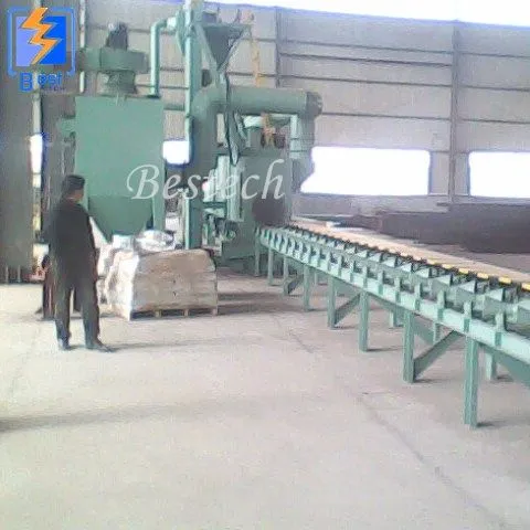 6-55 mm Diameter Sucker Rod Roller Through 4 Pieces per Time Shot Blasting Cleaning Machine photo-3