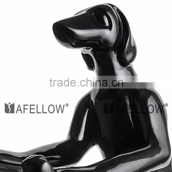 Animal Black Dog Mannequin for Sale photo-4